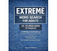 Extreme Word Search for Adults: STEM Mega-Grid Challenge - 24 Science & Engineering Disciplines