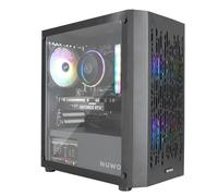 EXTREMEBIT Gaming PC Computer da Gioco Assemblato, Processore Core i7-12700F, Scheda Video RTX 5060 8GB GDDR7, Memoria RAM 32GB, Disco SSD 1TB, Win 11 Pro - Nero