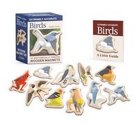 Extremely Accurate Birds Wooden Magnet Set: 10 Anatomically Precise Magnets