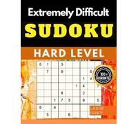 Extremely Difficult Sudoku Puzzles Book (Tascabile)
