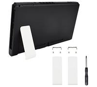 eXtremeRate 2 Set Supporto Cavalletto Kickstand Ricambio per Nintendo Switch Console Staffa Posteriore Kick Stand per Nintendo Switch-Console NON Incluso(Bianco)