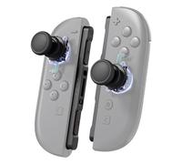 eXtremeRate Analogici 3D, Gommini e Cover Laterali per Joycon Switch 2 | Thumbstick, Copri Levette Analogiche, Tasti Scocca Shell Laterale Ricambio per Nintendo Switch 2 Joystick, Nero
