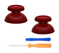 eXtremeRate Analogici Ricambio per ps5 Controller,Levette Analogiche Thumbstick per ps4 Joystick-Carminio