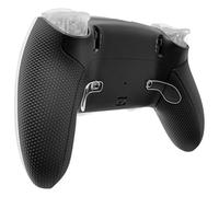 eXtremeRate Beyond-ARC Cover Posteriore con Grip Gommato Compatibile con ps5 Edge Controller, Shell Scocca Frontale Custodia Inferiore Compatibile con ps5 Edge Joystick, Nero