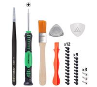 eXtremeRate Cacciavite a Croce PH00 Giravite Viti Set per ps5 Controller,Attrezzi Utensili Viti per ps5 Controller Kit di Riparazione con Pinzetta e Spazzola di Pulizia