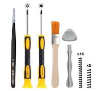 eXtremeRate Cacciavite Torx T6 T8H per Xbox Series X/S Controller,Giravite Stella Kit di Riparazione per Xbox One Standard S X Elite per Xbox 360 Joystick con Viti Pinzette Spazzola Pulizia