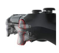 eXtremeRate Clicky Hair Trigger Kit per ps4 Controller CUH-ZCT2 Trigger Stop Cavo Flessibile Blocco Grilletti per ps4 PRO Slim Joystick JDM-040/050/055