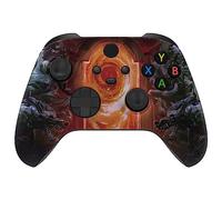 eXtremeRate Cover Controller per Xbox Series X S Joystick,Custodia Copertura Scocca Frontale Shell DIY Ricambio per Xbox Series X S Joypad Model 1914-Ingresso dell'Inferno