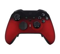 eXtremeRate Cover Custodia per Xbox Elite Series 2 Controller Model 1797,Copertura Frontale Scocca Guscio Ricambio per Xbox Elite Series 2 Controller Wireless Core&2 Anelli-Rosso Scarlatto Ombra