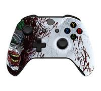 eXtremeRate Cover Custodia per Xbox One S X Controller,Scocca Frontale Copertura Guscio Case Ricambio per Xbox One S X Joystick Model 1708-HAHAHA