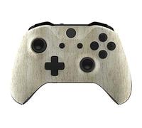 eXtremeRate Cover Custodia per Xbox One S X Controller,Scocca Frontale Copertura Guscio Case Ricambio per Xbox One S X Joystick Model 1708-Venatura del Legno di Pino