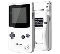 eXtremeRate Cover Custodia Tasti Scocca Pulsanti Shell Ricambio per Gameboy Color Console,Compatibile con GBC OSD IPS&Regular IPS&Standard LCD,NON Include Console&Schermo-Bianco