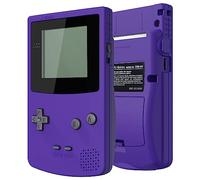 eXtremeRate Cover Custodia Tasti Scocca Pulsanti Shell Ricambio per Gameboy Color Console,Compatibile con GBC OSD IPS&Regular IPS&Standard LCD,NON Include Console&Schermo-Viola