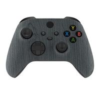 eXtremeRate Cover Frontale per Xbox Series X S Controller Model 1914,Scocca Custodia Copertura Ricambio per Xbox Series X S Joystick,Senza Controller-Venatura del Legno Nero