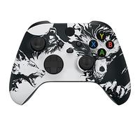 eXtremeRate Cover Frontale Ricambio per Xbox Series X S Controller Model 1914,Scocca Custodia Copertura per Xbox Series X S Joystick-Anima di Lupo