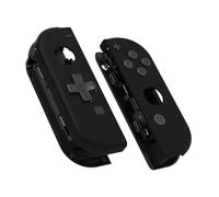 eXtremeRate Cover Joycon Pulsanti Ricambio per Nintendo Switch(D-Pad Versione) Custodia Scocca Tasti Shell DIY Kit per Nintendo Switch OLED Controller-Senza Joycon-Nero