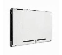 eXtremeRate Cover Posteriore Custodia Scocca DIY Case Ricambio per Nintendo Switch Console con Supporto Kickstand(Senza Console)-Bianco