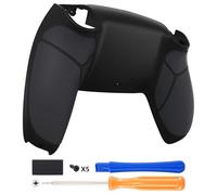 eXtremeRate Cover Posteriore per ps5 Controller BDM-010 020 030 040 050 060,Custodia Grip Gomma Scocca Copertura Ricambio Compatibile con ps5 Controller-Nero