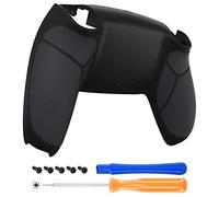 eXtremeRate Cover Posteriore per ps5 Controller BDM-010 020 030 040 050,Custodia Grip Gomma Scocca Copertura Ricambio Compatibile con ps5 Controller-Nero