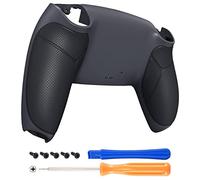 eXtremeRate Cover Posteriore per ps5 Controller BDM-010 020 030 040 050,Custodia Grip Gomma Scocca Copertura Ricambio Compatibile con ps5 Controller-Grigio Classico