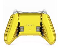 eXtremeRate Cover Posteriore Ricambio per Xbox Elite Series 2 Controller,Custodia Copertura Scocca Trigger Stop per Xbox Elite Series 2 Core Wireless Controller Model 1797-Oro Cromo