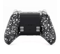 eXtremeRate Cover Posteriore Ricambio per Xbox Elite Series 2 Controller,Custodia Copertura Scocca Trigger Stop per Xbox Elite Series 2 Core Wireless Controller Model 1797-Bianco Antiscivolo