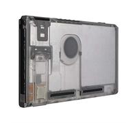 eXtremeRate Cover Posteriore Scocca Ricambio per Nintendo Switch Console,Custodia DIY Shell Case Supporto Kickstand per Nintendo Switch(NON Include Console)-Trasparente