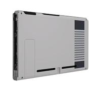 eXtremeRate Cover Posteriore Scocca Shell DIY Case Ricambio per Nintendo Switch Console con Supporto Kickstand(NON Include Console)-Stile NES Classico
