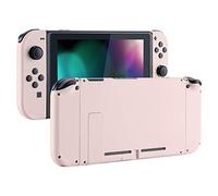 eXtremeRate Cover Pulsanti Kit per Nintendo Switch Joycon Console,Scocca Custodia Case Shell Grip Guscio Tasti Ricambio per Switch Console Controller-Rosa