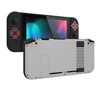eXtremeRate Cover Pulsanti Tasti Ricambio per Nintendo Switch Console Joycon,Custodia Shell Case Guscio Scocca DIY Kit Ricambio per Nintendo Switch-Stile NES