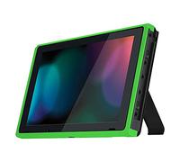 eXtremeRate Cover Scocca Frontale Ricambio per Nintendo Switch Console Cornice Anteriore Shell DIY Ricambio per Nintendo Switch con Tasti Accensione Pulsante Volume Su Giù-Verde