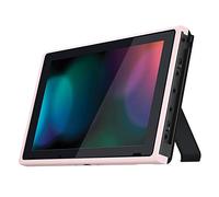 eXtremeRate Cover Scocca Frontale Ricambio per Nintendo Switch Console Cornice Anteriore Shell DIY Ricambio per Nintendo Switch con Tasti Accensione Pulsante Volume Su Giù-Rosa