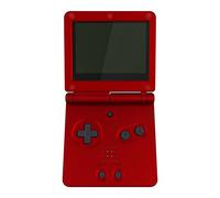 eXtremeRate Cover Scocca Ricambio per Gameboy Advance SP,Custodia Tasti Pulsanti Kit per GBA SP Console-Compatibile con IPS&Standard LCD(NON Include Console&IPS Schermo)-Rosso Scarlatto