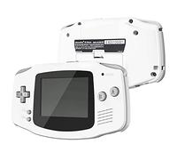 eXtremeRate Cover Scocca Tasti Custodia Pulsanti Shell Ricambio per Gameboy Advance GBA Console-Compatibile con IPS & Standard LCD-NON Include Console&IPS Schermo(Bianco&Nero)