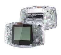 eXtremeRate Cover Scocca Tasti Custodia Pulsanti Shell Ricambio per Gameboy Advance GBA Console-Compatibile con IPS & Standard LCD-NON Include Console&IPS Schermo(Trasparente)