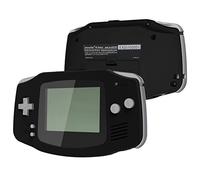 eXtremeRate Cover Scocca Tasti Custodia Pulsanti Shell Ricambio per Gameboy Advance GBA Console-Compatibile con IPS & Standard LCD-NON Include Console&IPS Schermo(Nero)