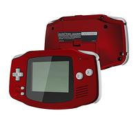 eXtremeRate Cover Scocca Tasti Custodia Pulsanti Shell Ricambio per Gameboy Advance GBA Console-Compatibile con IPS & Standard LCD-NON Include Console&IPS Schermo(Rosso Scarlatto)
