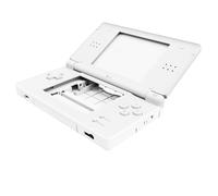 eXtremeRate Cover Scocca Tasti Ricambio per Nintendo DS Lite,Custodia Pulsanti Kit Shell Case per Nintendo DS Lite NDSL(NON Include Console)-Bianco
