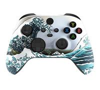 eXtremeRate Cover Shell Frontale Ricambio per Xbox Series X e S Controller | Scocca Custodia Frontale Ricambio per Xbox Series X e S Joystick Model 1914, Senza Controller, Grande Onda
