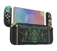 eXtremeRate Cover Tasti Kit per Switch 2, Custodia Frontale Posteriore Console Ricambio DIY, Accessori per Nintendo Switch 2,Senza Joycon e Console - Totem del Regno Nero