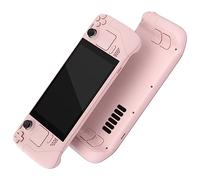 eXtremeRate Cover Tasti per Steam Deck LCD,Custodia Frontale Posteriore Pulsanti Shell DIY Ricambio per Steam Deck LCD Console,Senza Console-Rosa