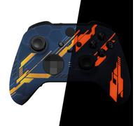 eXtremeRate Custodia Cover Frontale per Xbox Elite Series 2 Controller Model 1797,Scocca Case Ricambio per Xbox Elite Series 2 Wireless Controller Core&2 Anelli-Mecha Illumina nel Buio