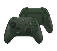 eXtremeRate Custodia Tasti Ricambio per Xbox Series X S Controller,Cover Gomma Impugnatura Trigger Stop,ASR Versione Scocca Frontale Posteriore per Xbox Series S Joystick Model 1914-Verde Scuro