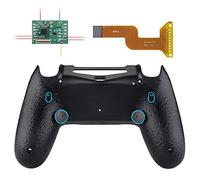 eXtremeRate DAWN 2.0 Remap kit Trigger Stop per ps4 Controller,2 Tasti Posteriori Pulsanti Aggiuntivi Back Buttons Cover Trigger Lock per ps4 Joystick JDM-040/050/055-Nero Antiscivolo