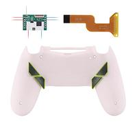eXtremeRate Dawn Remap Kit Programmabile per ps4 Joystick,Cover&4 Tasti Posteriori Aggiuntivi Back Button per ps4 Controller JDM-040/050/055-Rosa