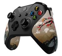 eXtremeRate Grip Adesivo per Xbox One S X Controller Impugnature Maniglia Skin Antiscivolo per Xbox One Joystick-Fiore