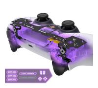 eXtremeRate Intero Clicky Kit V2 per ps5 Controller BDM-040/050/060,Micro Interruttore L2R2 Clicky Hair Trigger Kit&Tasti Frontali L1R1 Tattili Mouse Click per ps5 Joystick,Versione Leggera