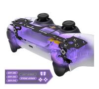 eXtremeRate Intero Clicky Kit V2 per ps5 Controller BDM-040/050/060,Micro Interruttore L2R2 Clicky Hair Trigger Kit&Tasti Frontali Grilletti L1R1 Tattili Mouse Click per ps5 Joystick,Versione Forte