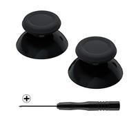 eXtremeRate Levette Analogiche per ps5 Controller, 3D Analogici per ps4 Joystick, Thumbstick Ricambio per ps4 PRO Slim Controller-Nero