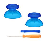 eXtremeRate Levette Analogiche Ricambio per ps5&per ps4 Controller,Analogici Thumbstick per ps5&per ps4 PRO Slim Joystick-Trasparente Blu